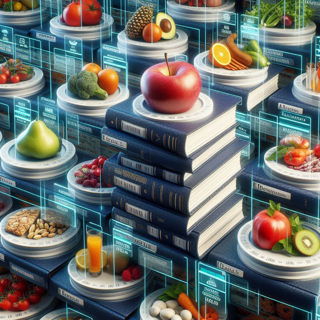 AI representation of a food database ingrid app